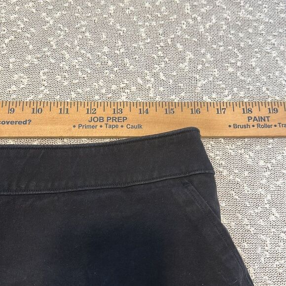 SPANX Polished Stretch Cotton Shorts Black Women's size LARGE - Picture 8 of 12